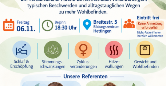 Infoabend Perimenopause & Wechseljahre